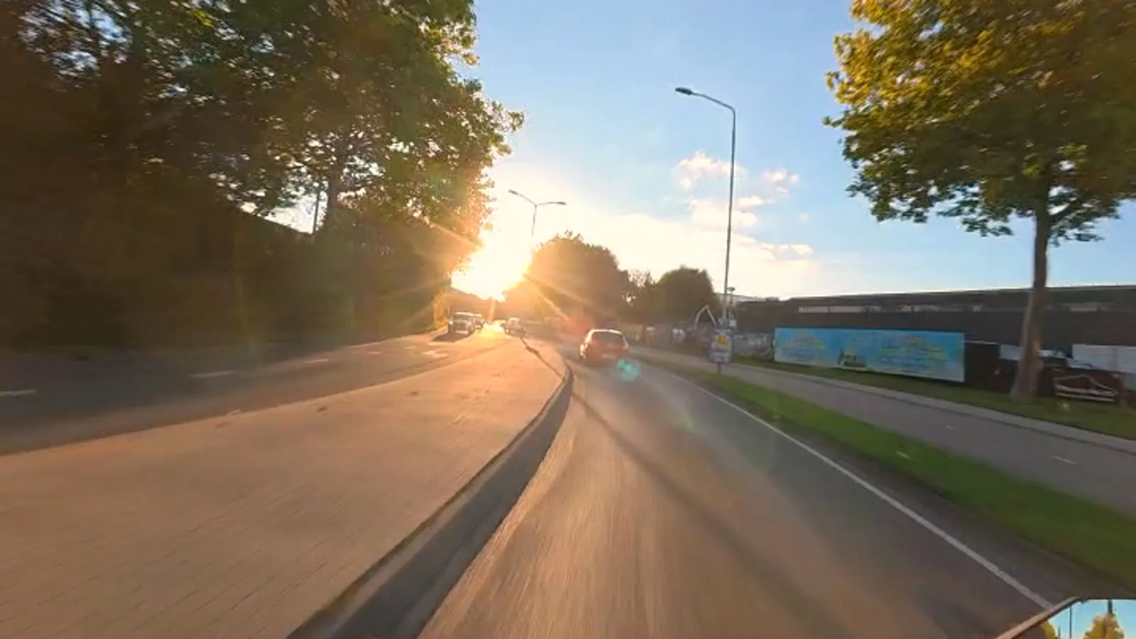The same moment with ApexCut’s Golden hour look applied.